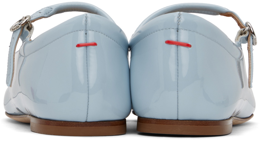 Aeyde Blue Uma Ballerina Flats