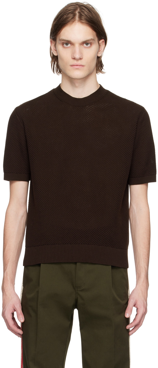 Factor's Brown Crewneck T-Shirt