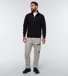 C.P. Company - Zip turtleneck cotton sweatshirt