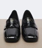 Prada Patent leather loafer pumps