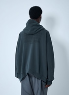 Maison Margiela Logo Motif Zip-Up Sweateshirt