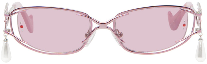 Photo: Le Specs Pink Ian Charms Edition Daddy's Girl Sunglasses