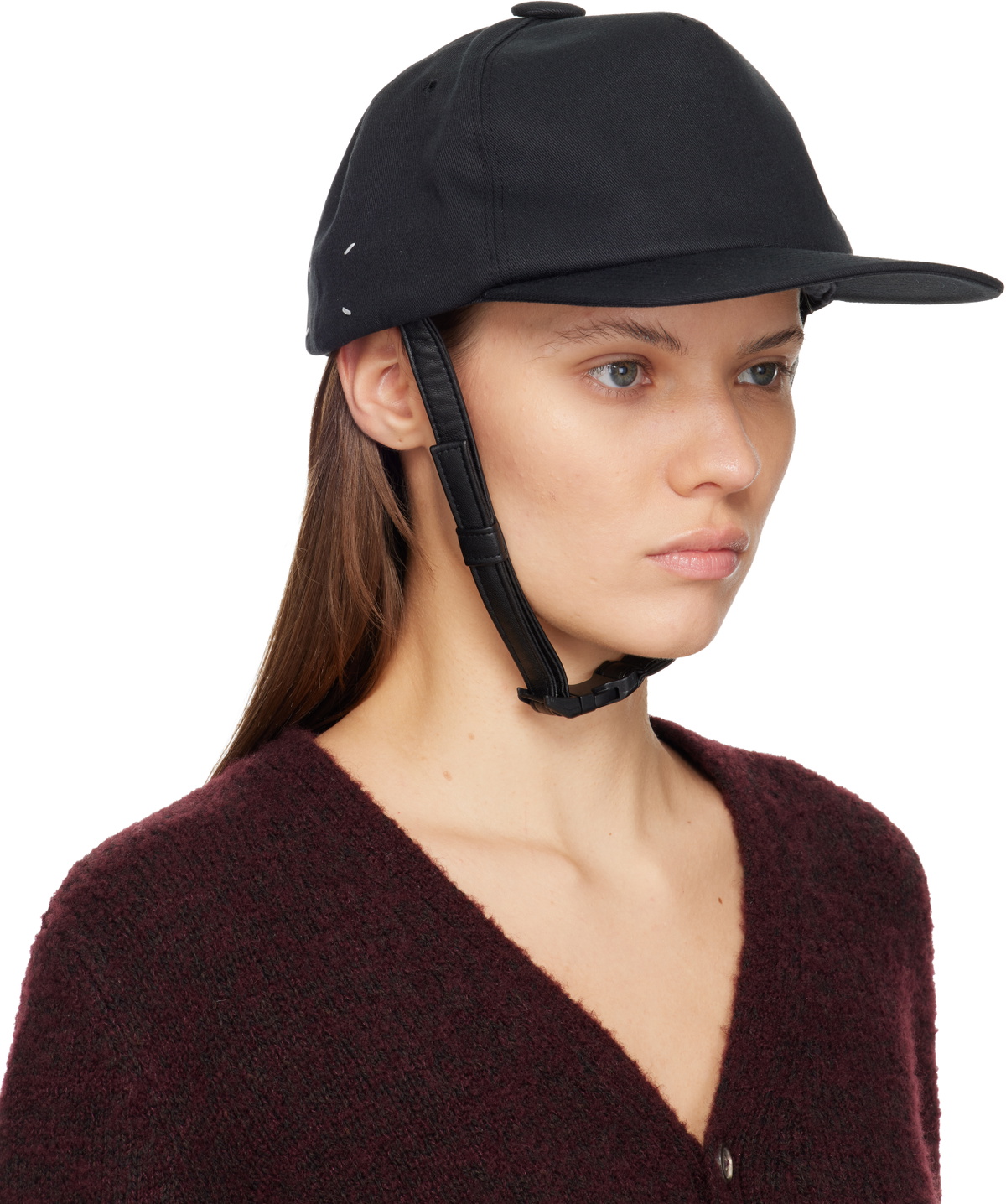 Maison Margiela Black Riding Cap