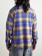 God's True Cashmere - Checked Cashmere Shirt - Blue