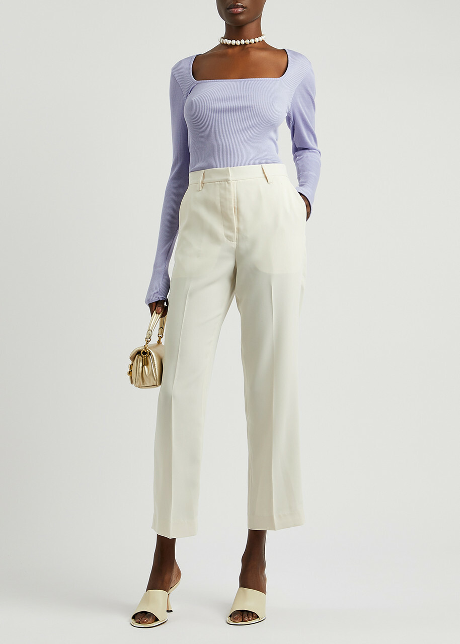 Day Birger ET Mikkelsen Classic Lady Gabardine Trousers Ivory