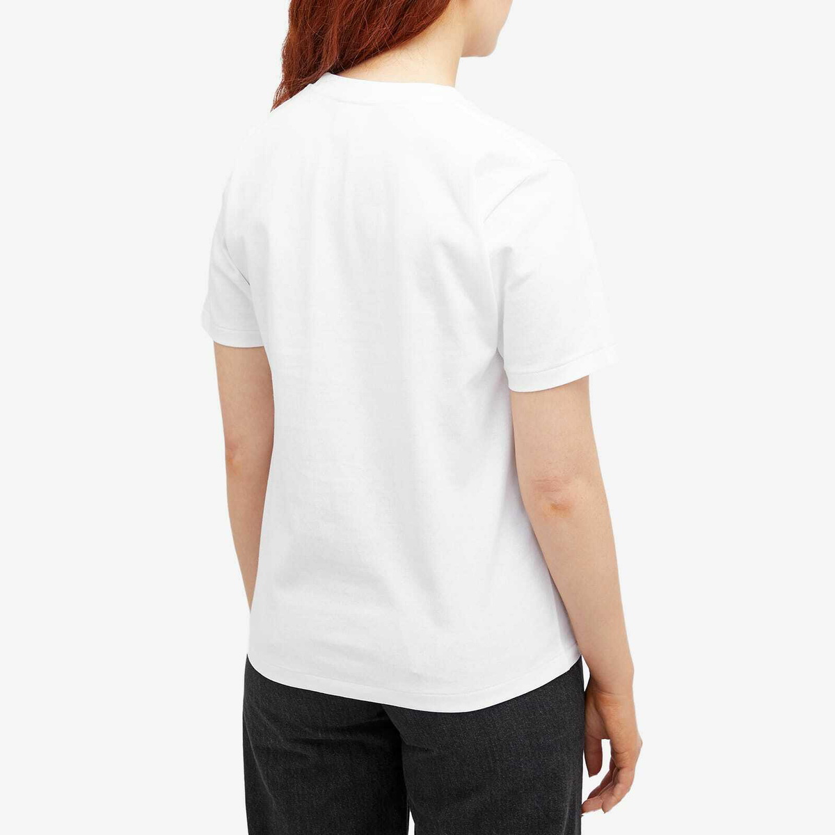 A Bathing Ape Women's I love Bape College T-Shirt in White X Brown