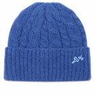 Damson Madder Women's Cable Knit Beanie in Cobalt 