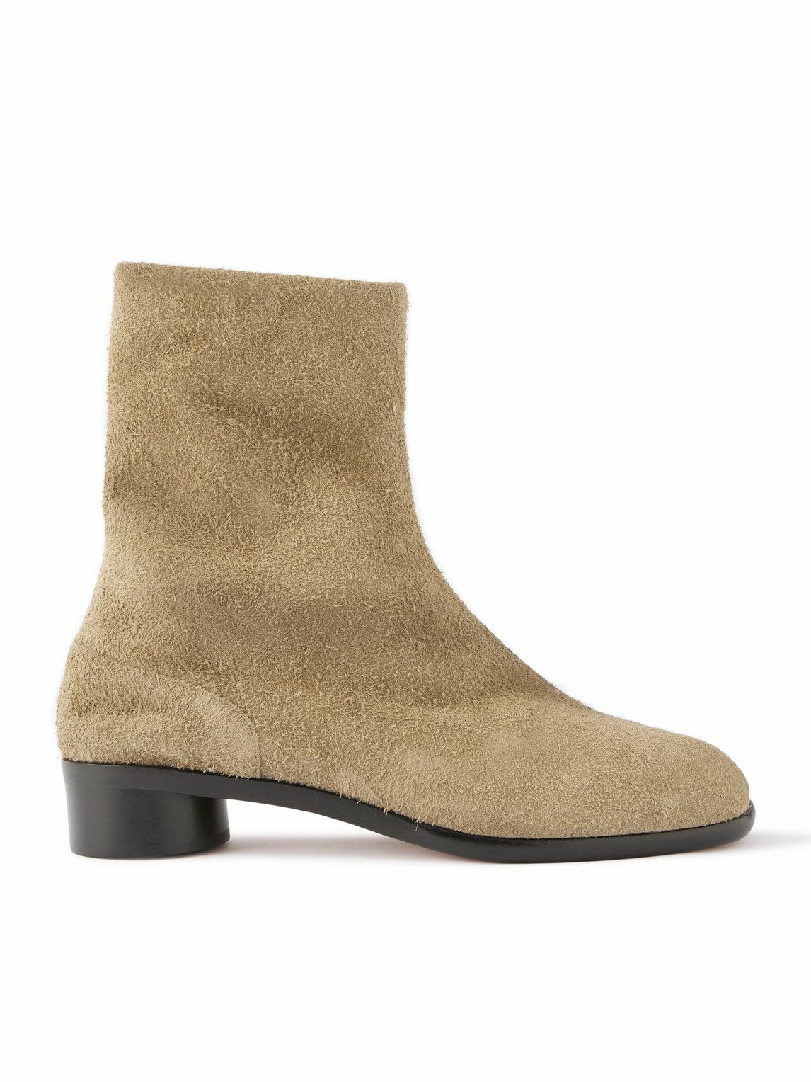 Maison Margiela Tan Check Desert Boots Maison Margiela