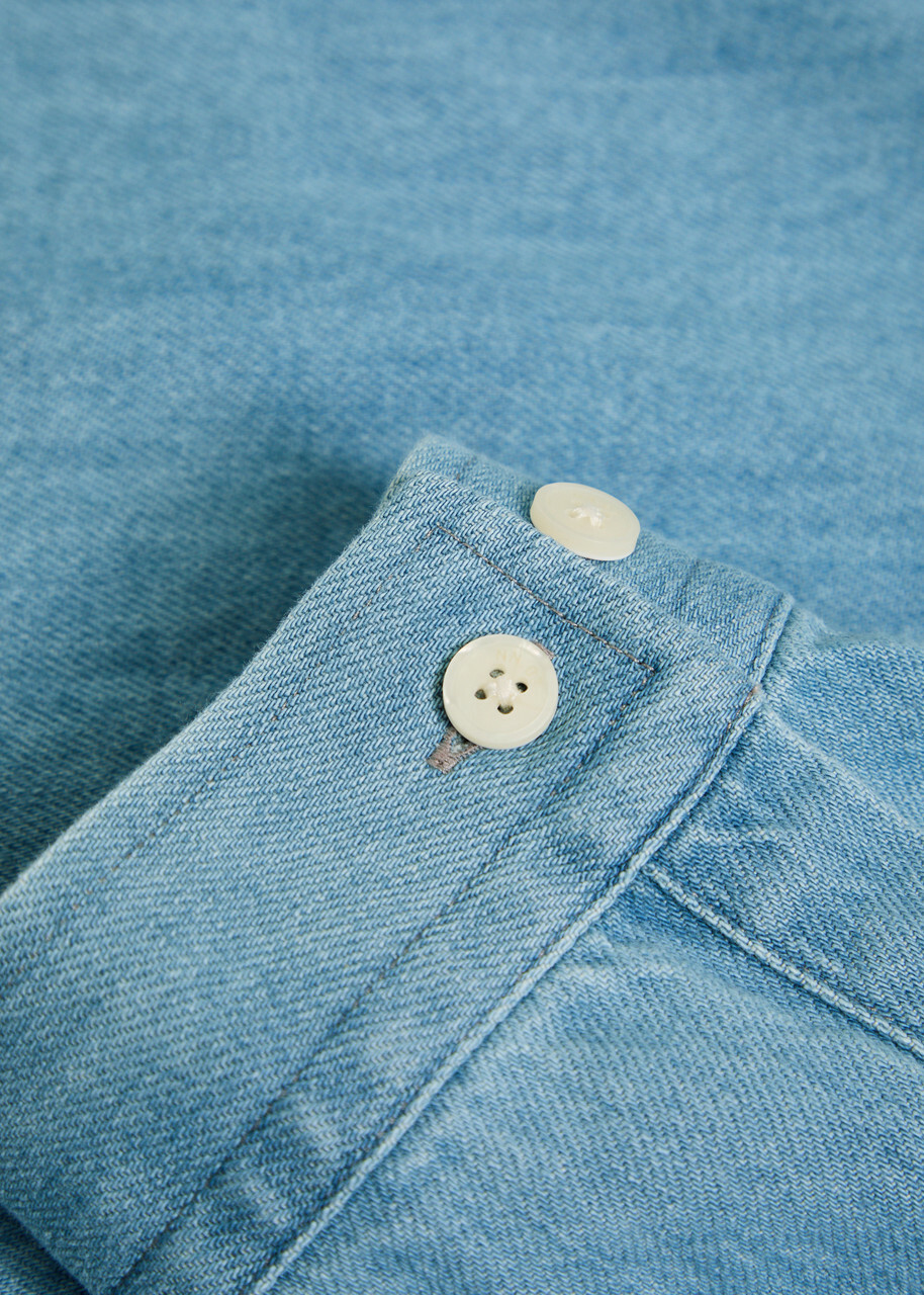 NN07 Casper Denim Shirt Blue