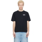 Maison Kitsuné Black 'Maison Kitsuné' Handwriting Comfort T-shirt
