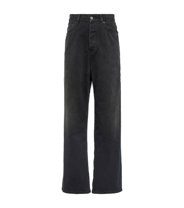 Photo: Balenciaga Mid-rise cotton wide-leg pants