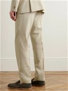 Mr P. - Phillip Straight-Leg Wool and Mohair-Blend Suit Trousers - Neutrals
