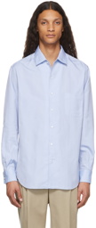 Loro Piana Blue Cotton André Shirt