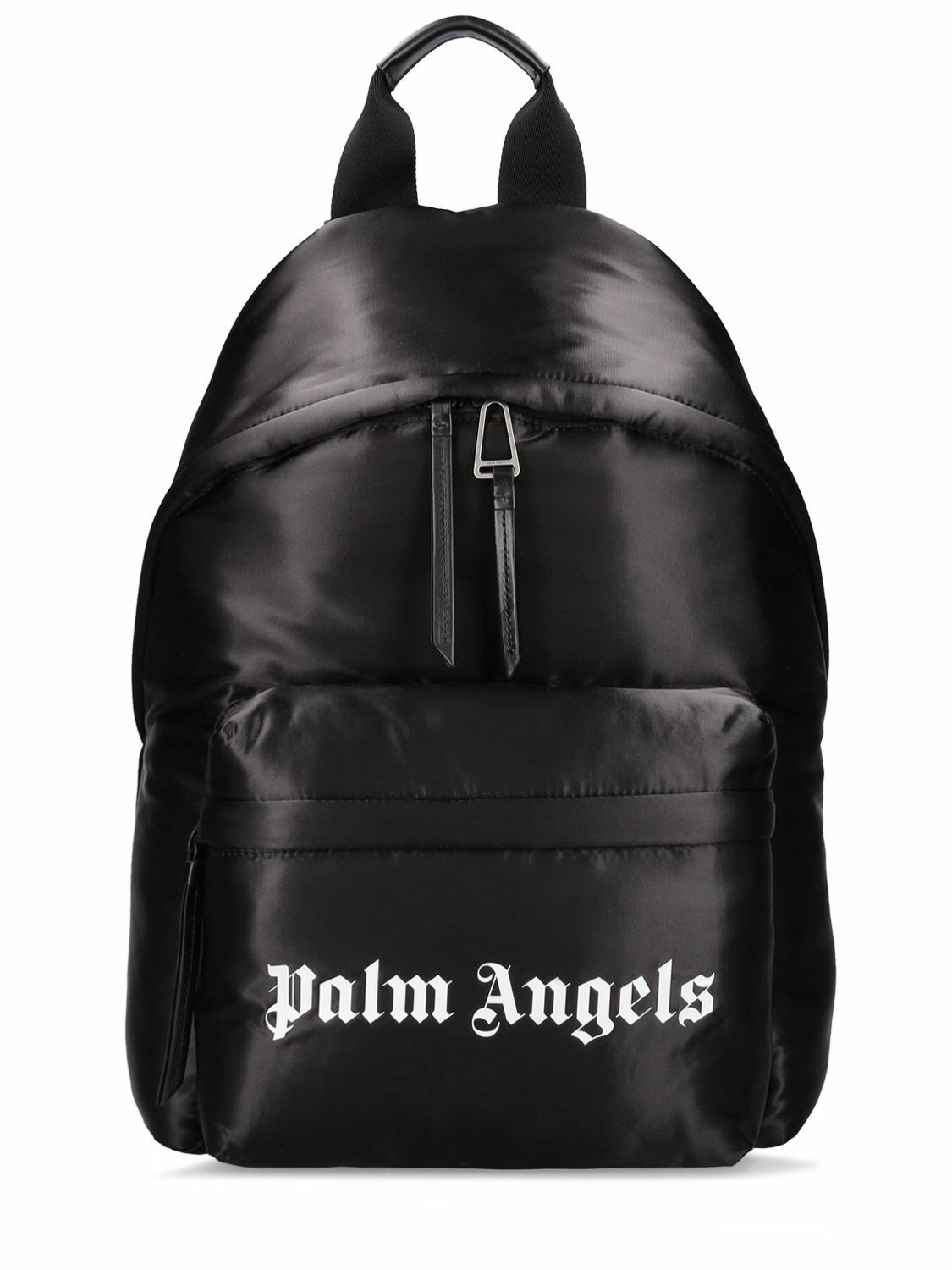 Photo: PALM ANGELS Logo Print Nylon Backpack