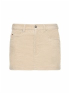 MARANT ETOILE Rania Corduroy Cotton Linen Mini Skirt