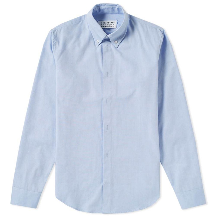 Photo: Maison Margiela 14 Classic Button Down Oxford Shirt Blue