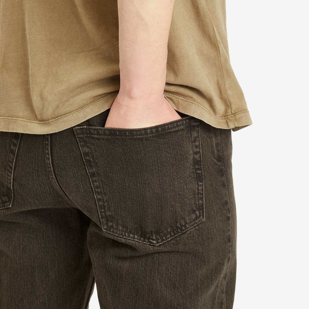 Our Legacy Men's First Cut Jeans in Kamari Black Chain Twill Our