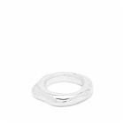 Jil Sander Men's Lightness Ring in Silver