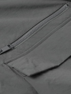 SAIF UD DEEN - Nylon Hooded Jacket - Gray