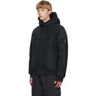 Stone Island Black Down Micro Reps Jacket