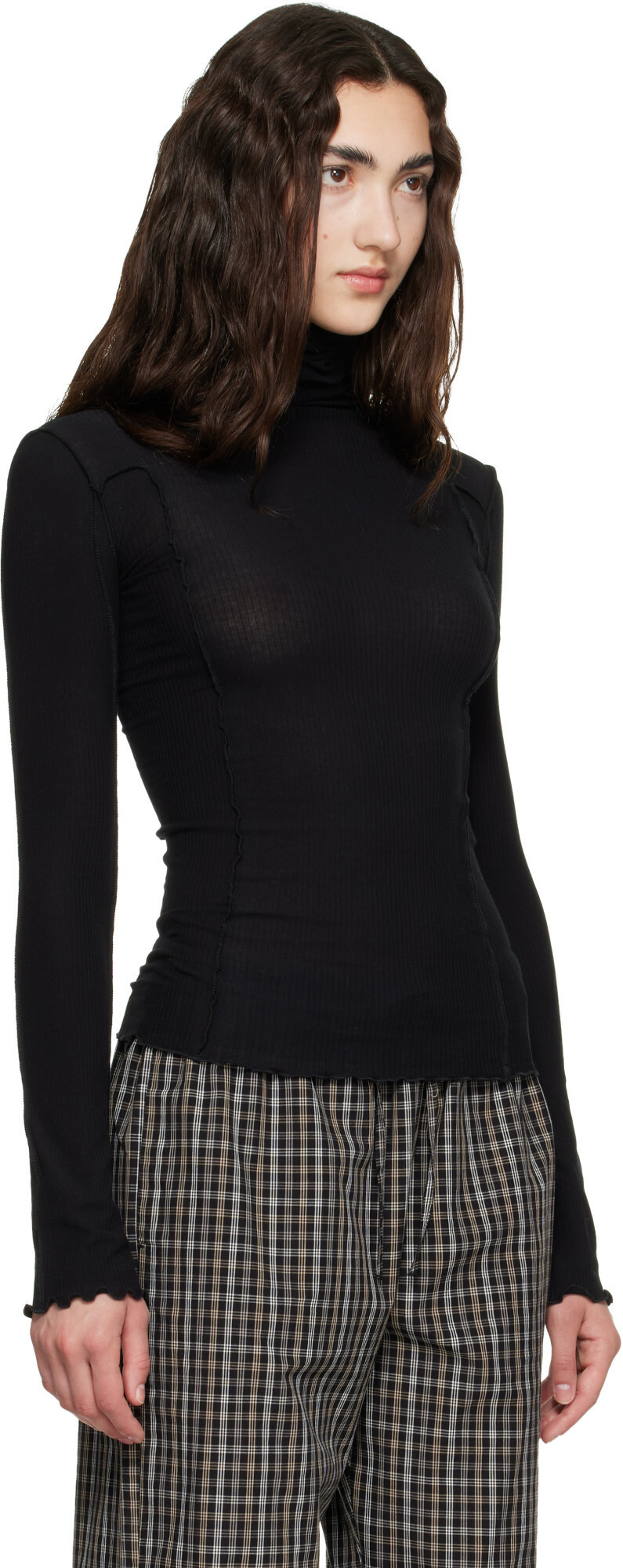 Baserange Black Omato Turtleneck