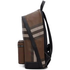 Burberry Brown E-Canvas Giant Check Backpack