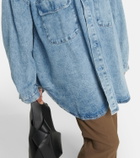 The Frankie Shop Dallas oversized denim shirt