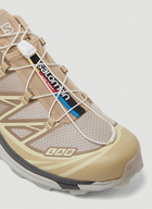 XT-6 Clear Sneakers in Beige