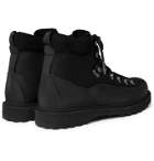 Diemme - Roccia Vet Rubber and Leather-Trimmed Mesh CORDURA Boots - Black