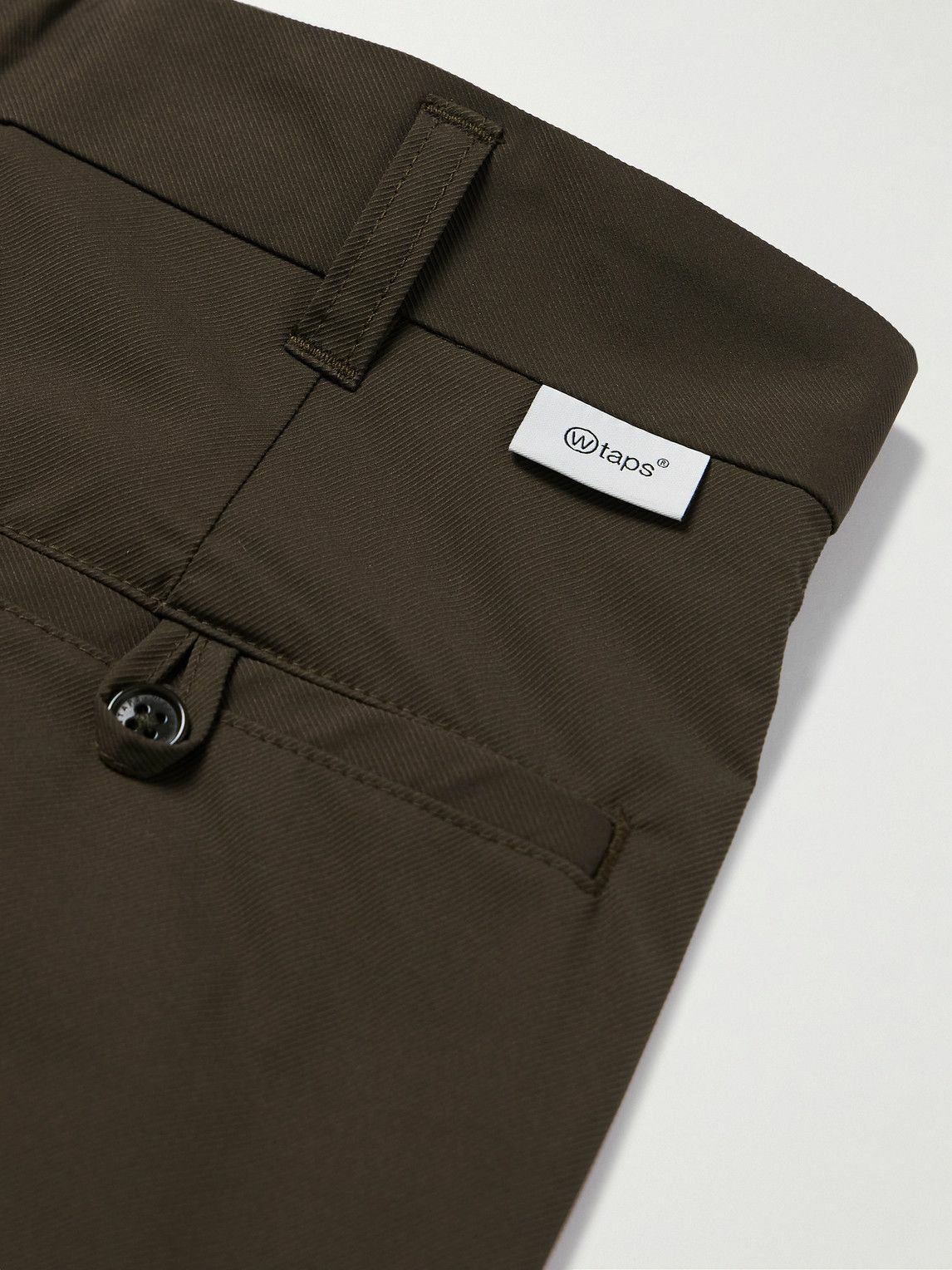 WTAPS - Straight-Leg Twill Trousers - Brown WTAPS