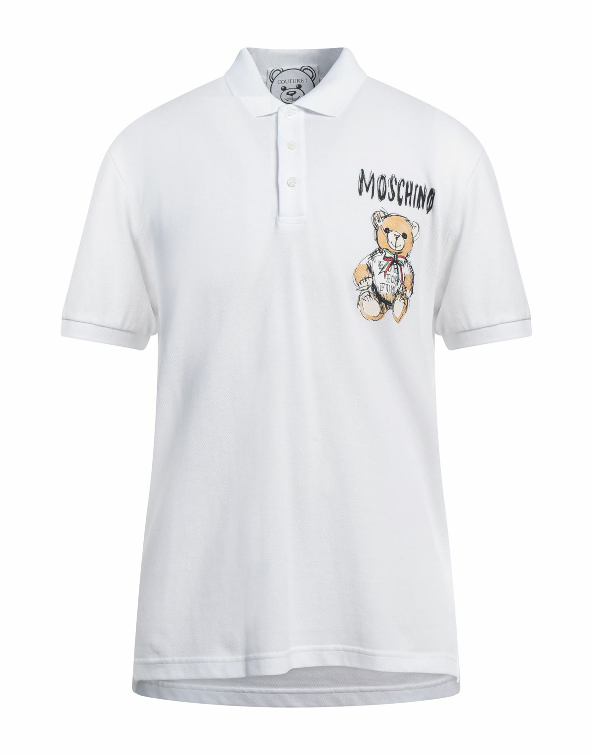 Moschino Mens Polo shirt in White