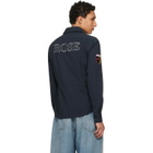 Martine Rose Navy Sleazy Sports Shirt