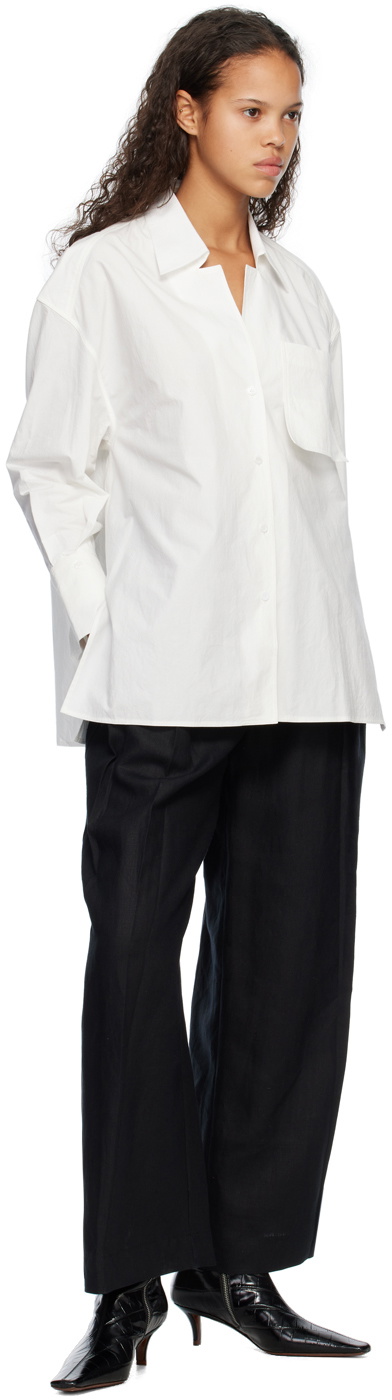 Subtle Le Nguyen Black Pleated Trousers