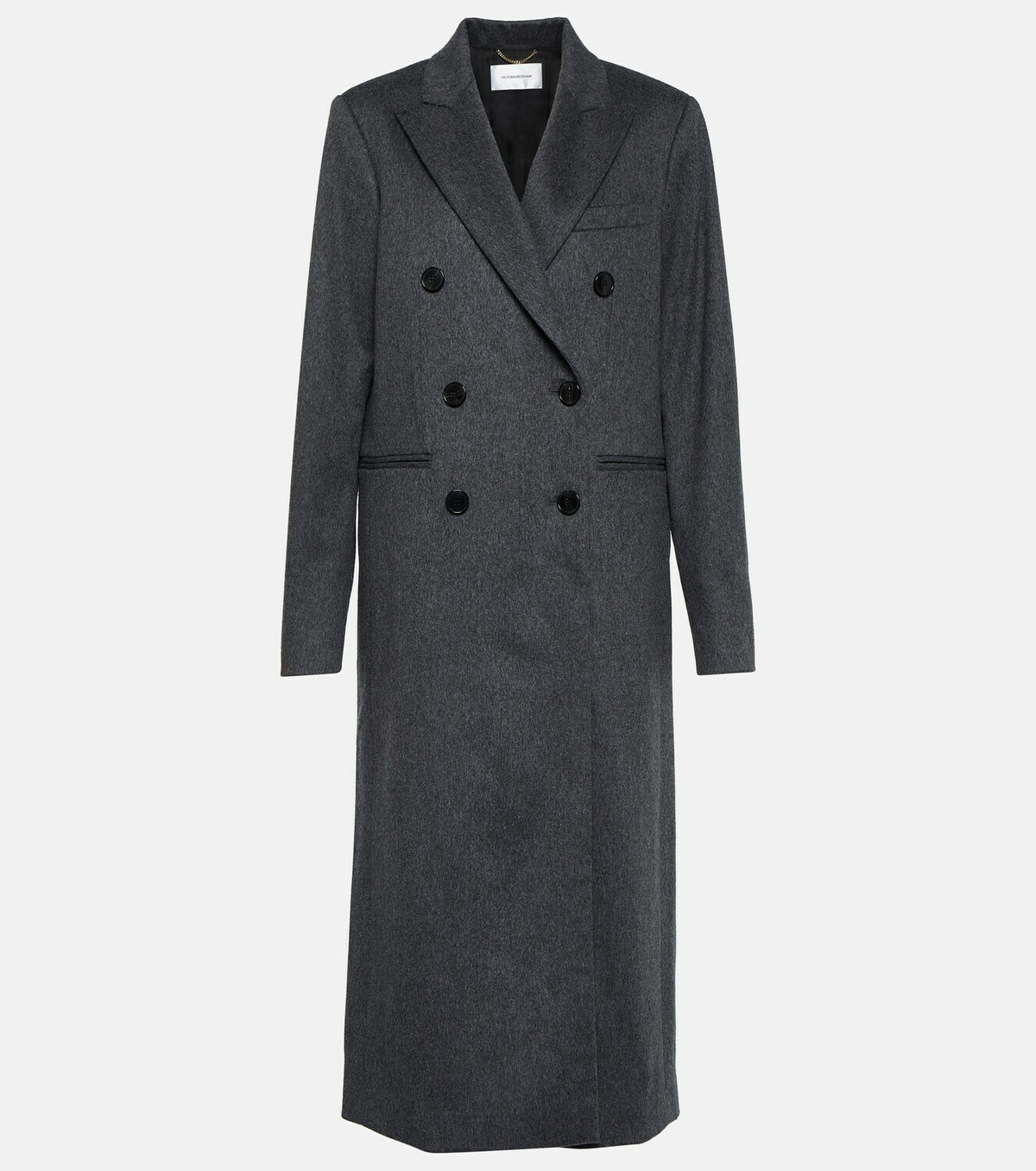 Victoria Beckham Mélange double-breasted wool coat