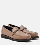 Brunello Cucinelli Monili leather loafers