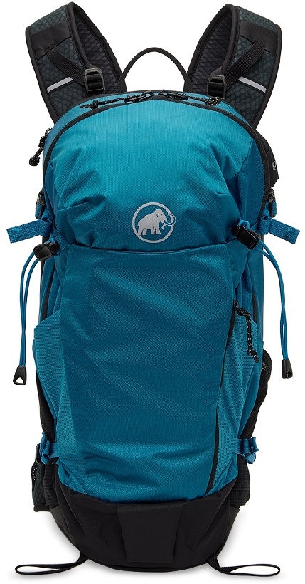 Photo: Mammut Blue & Black Lithium 25 Camping Backpack