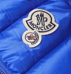 Moncler - Slim-Fit Quilted Shell Hooded Down Jacket - Blue