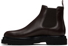Paul Smith Brown Leather Beard Chelsea Boots