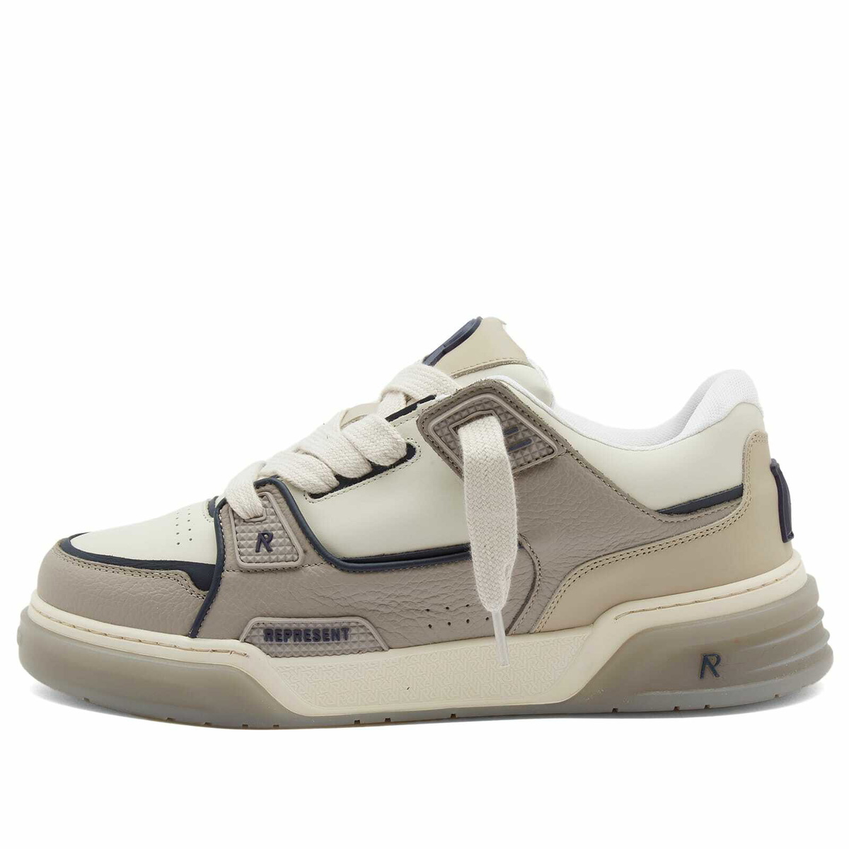スニーカー REPRESENT Men Sneakers MLM9351199 Grey Represent Men's Studio Sneaker in Grey Represent