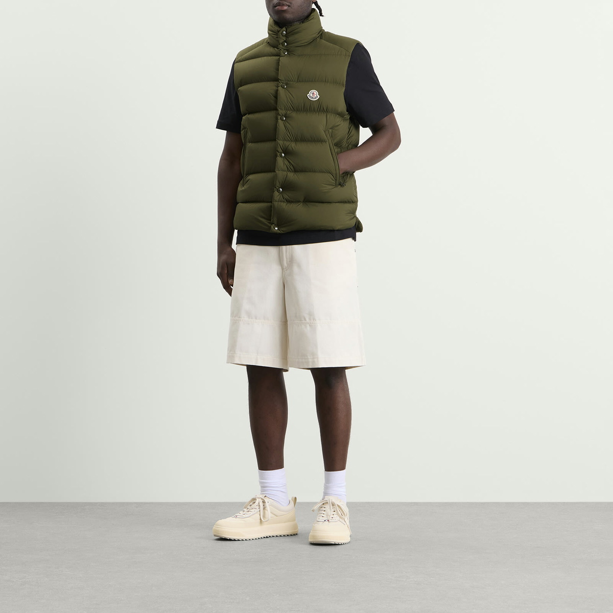 Moncler Men's Tibb Vest in Green