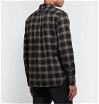 Todd Snyder - Button-Down Collar Checked Cotton-Flannel Shirt - Green