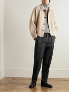 RÓHE - Tapered Virgin Wool-Twill Trousers - Gray
