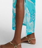 Pucci Orchidee cotton beach cover-up