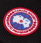 Canada Goose - Logo-Appliquéd Merino Wool Beanie - Black