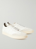 Officine Creative - Kombo Suede-Trimmed Leather Sneakers - Neutrals