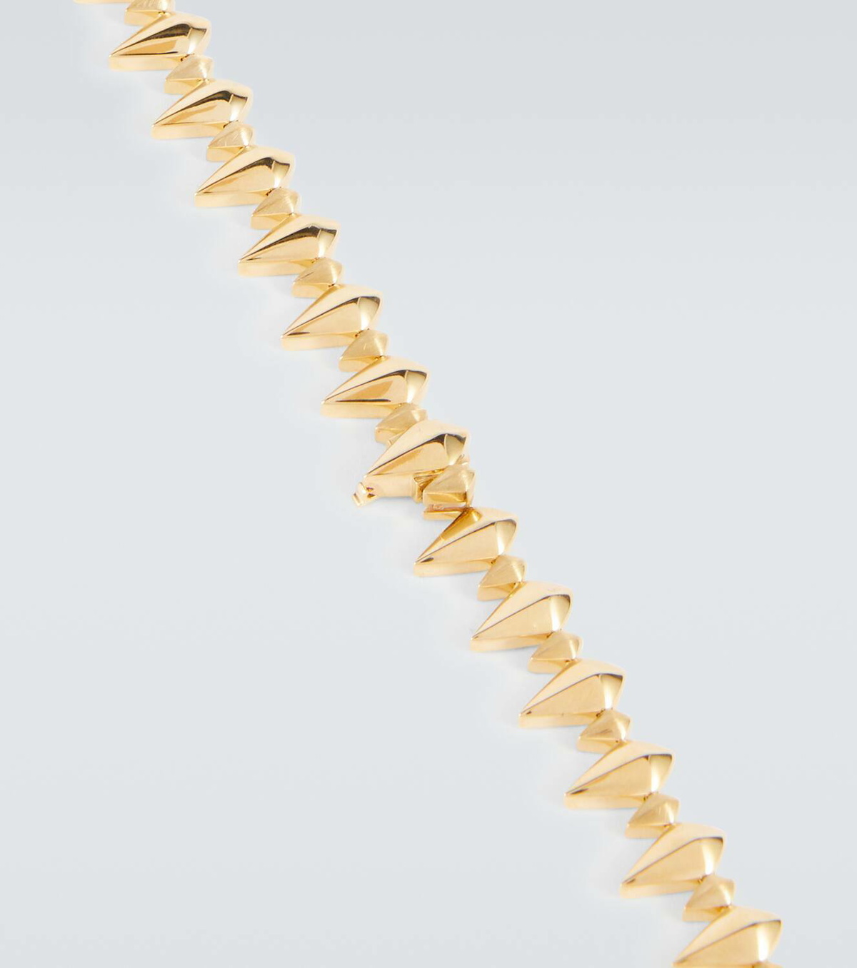 Rainbow K Shark 14kt gold necklace with diamonds