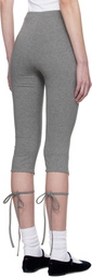 Kijun Gray Capri Leggings