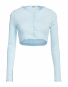 Frankies Bikinis Womens Cardigan Sky in Blue