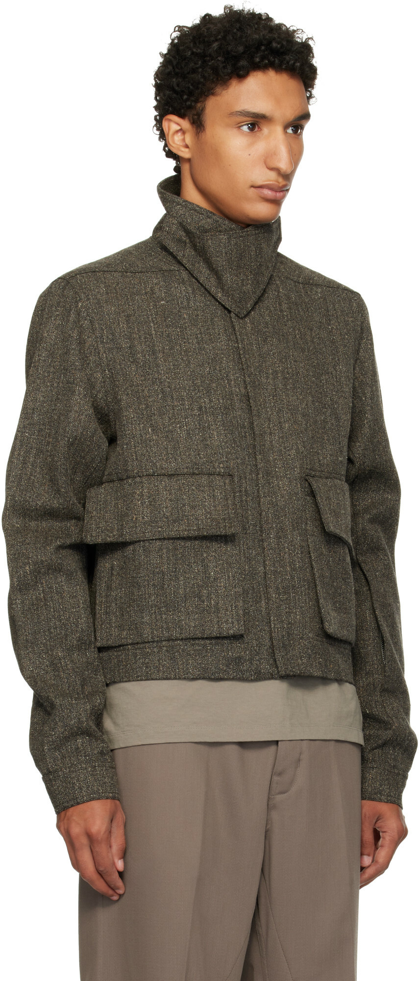 Rick Owens Gray Tower Alice Jacket