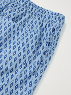 Derek Rose - Nelson Printed Cotton-Poplin Pyjama Shorts - Blue